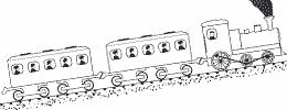 Old Train Model in Illustrator